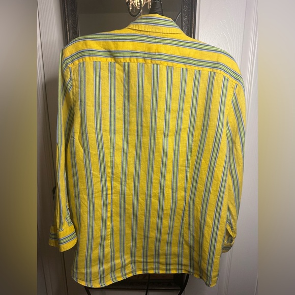 Ralph Lauren 💯 Linen 3/4 Sleeve Top - Picture 2 of 8